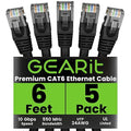 GEARit Cat 6 Ethernet Cable Pack by GEARit
