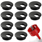 Desk Grommet 2 Inch 10 Pieces, Desk Hole Cover by XIOGZAXI