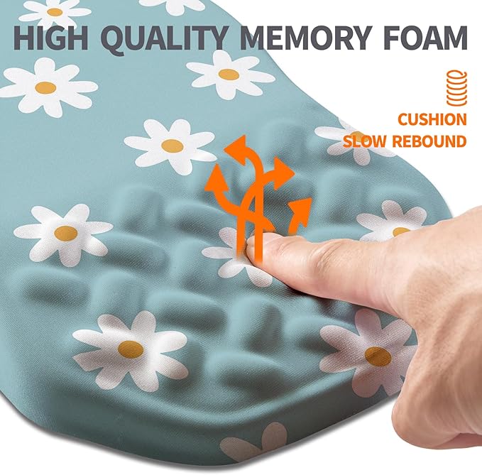 Ergonomic Slope Mouse Pad Wrist Support, Wrist Rest Mousepad - Image 3