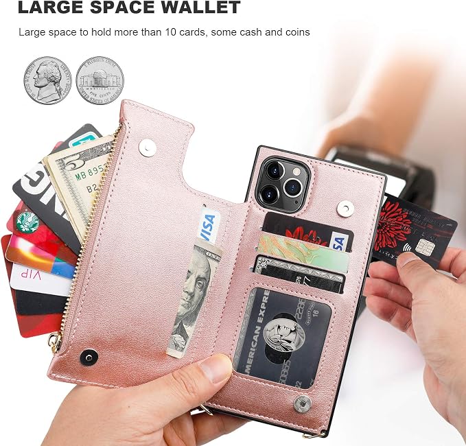 Bocasal Crossbody Wallet Case for iPhone 11 Pro Max - Image 4