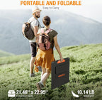 200W Portable Solar Panel for Power Station Generator, 12V/24V Flexible - Image 8