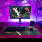 Fish Art Mouse Pad 31.5x11.8 Inch Japanese Gaming Full Desk Mousepad Extended - Image 3