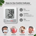 ThermoPro TP49 Digital Hygrometer Indoor Thermometer Humidity Meter Room - Image 3