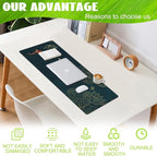 Large Gaming Mouse Pad, Koi Fish Ink Painting Desk Mat, Extended Big Computer - Image 4