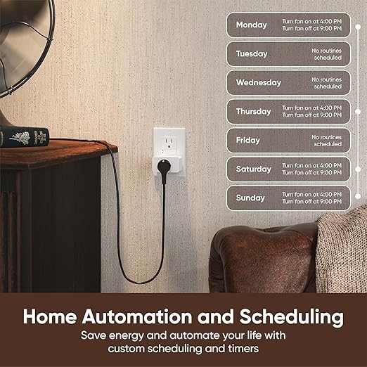 Smart Plug by Wyze Lifestyle, 2.4GHz Smart Home Wi-Fi Plug Outlet Compatible - Image 4