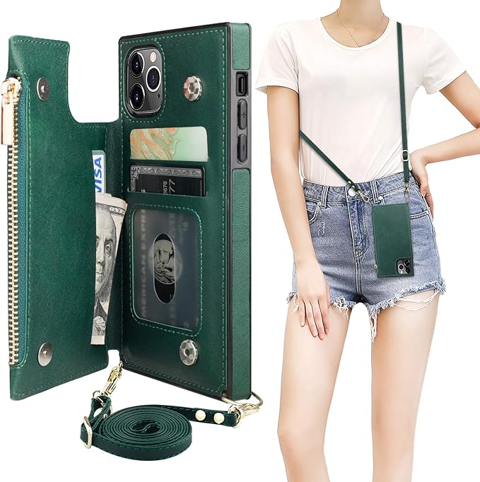 Bocasal Crossbody Wallet Case for iPhone 11 Pro by Bocasal