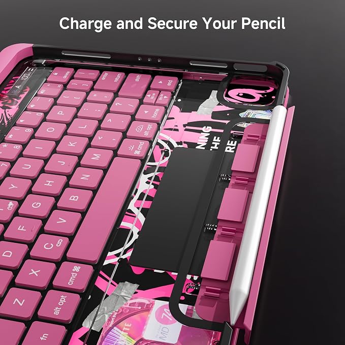 iPad Keyboard Case for 2024 M4 iPad Pro 13 inch, Magic Wireless Keyboard - Image 7