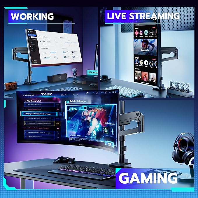 ARES WING Heavy-Duty Monitor Mount - Image 8