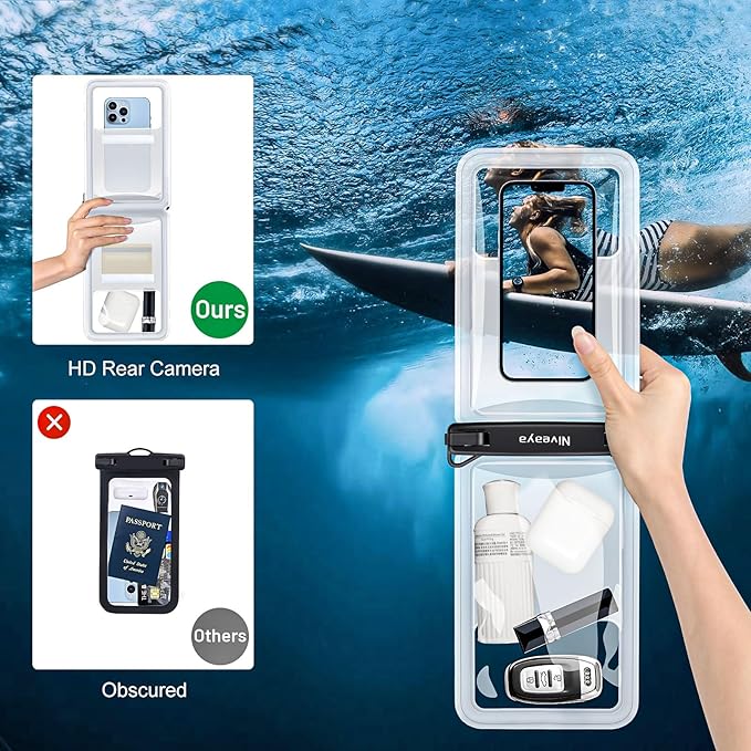 Niveaya Double Space Waterproof Phone Pouch - Image 4