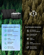 Andes 600 Pro Portable Power Station, 584Wh LiFePO4 Hybrid Battery Backup - Image 9