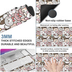 Gaming Desk Pad Large Extra Length Panda and Koala Mouse Pad Keyboard Laptop - Image 2