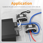 Joinfworld 4 Way Power Distribution Block Car Audio 0/2/4 Gauge Input 4/8/10 - Image 6