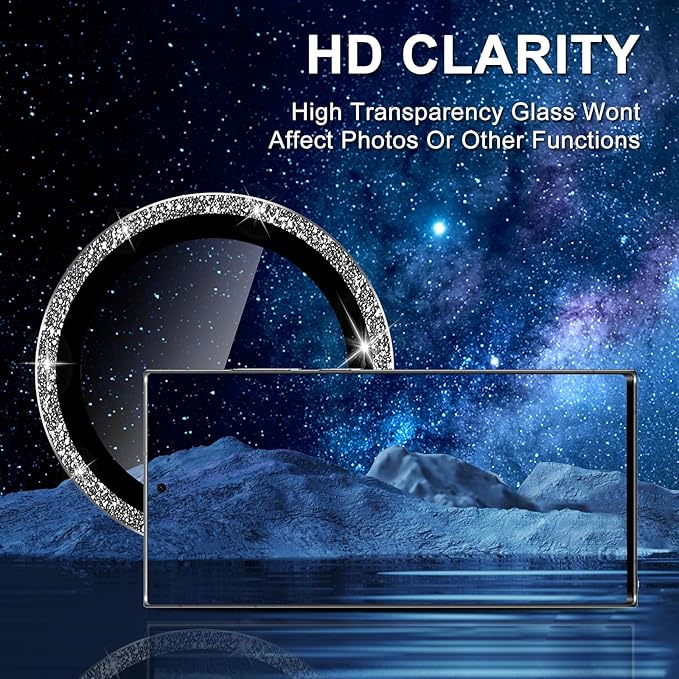 for Samsung Galaxy S22 Ultra Camera Lens Protector, Individual Metal Ring - Image 4