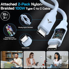 45W Super Fast Charger USB C, 45 Watt Type-C Android Phone Charger Fast - Image 7