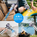 Car Vacuum Portable Cordless, 18000pa Mini Vacuum Cleaner, 4 in 1 Handheld - Image 3