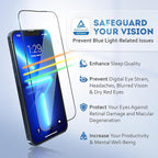 Deppa |2 Pack| Anti-Blue Light Screen Protector - Image 2