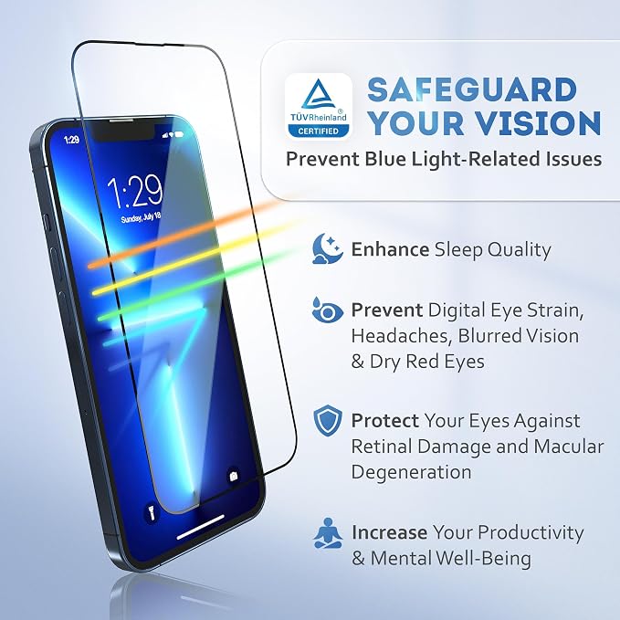Deppa |2 Pack| Anti-Blue Light Screen Protector - Image 2