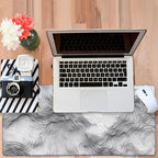Large Mouse Pad Wave Lines Gaming Desk Pad Computer Keyboard Non-Slip - Image 6