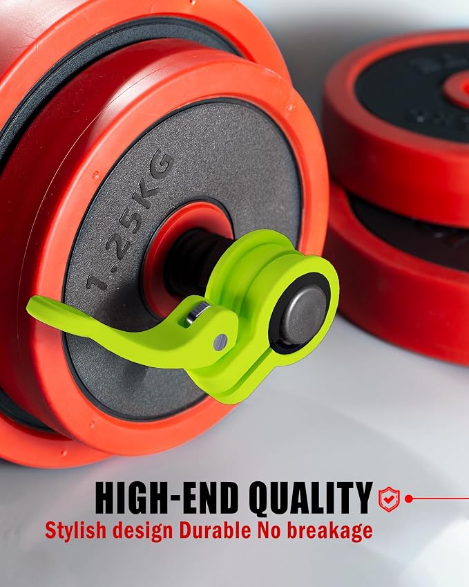 Narrow Barbell Clips 2.5cm Width - Image 6