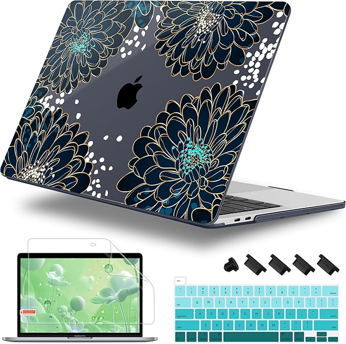Case for MacBook Pro 13 inch with/Without Touch Bar, Hard Shell + Keyboard by WelcomeViseNewitems