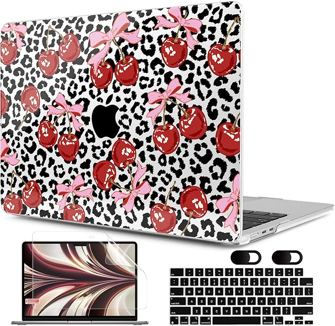 MEEgoodo Case for M4/M3/M2 MacBook Air 13.6 inch Case 2025 2024 2022, Fit Model by MEEgoodo