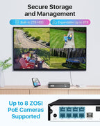 ZOSI 4K PoE Security Camera System - Image 6