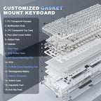 YUNZII X98 QMK/VIA Wireless Mechanical Gaming Keyboard - Image 4