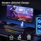 Computer Speakers for Desktop, PC Speakers Gaming Sound bar - Image 6