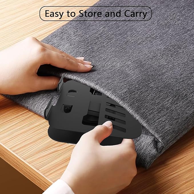 Larger Metal Tablet Stand, Adjustable 360° Rotation Tablet Holder Compatible - Image 5