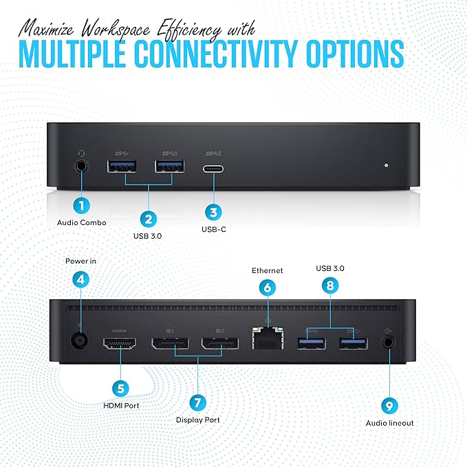 D6000 Dell Docking Station Dual Monitor - Image 4