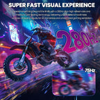 CRUA 27" Curved Gaming Monitor, 280Hz FHD, 1800R VA Panel, 120% sRGB, Support - Image 3