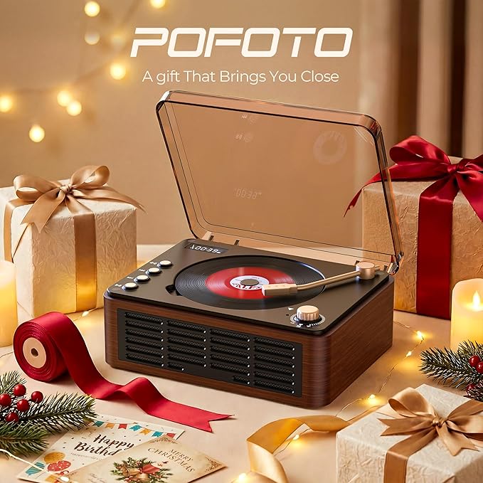 CD Player with Speaker, Retro Portable CD Players - Image 9