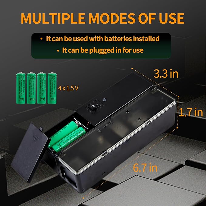 GSS Electric Mouse Trap, Smart Electronic Mouse Trap, Escape-Proof Design Mice - Image 4