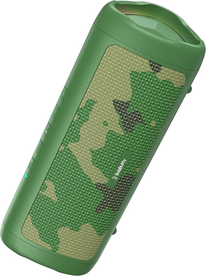 Bluetooth Speaker, 20W HD Sound, Portable Wireless, IPX5 Waterproof, by BolaButty