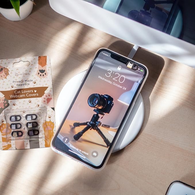 MESMOS Webcam Cover Slide, Cat Lovers Gifts - Image 4