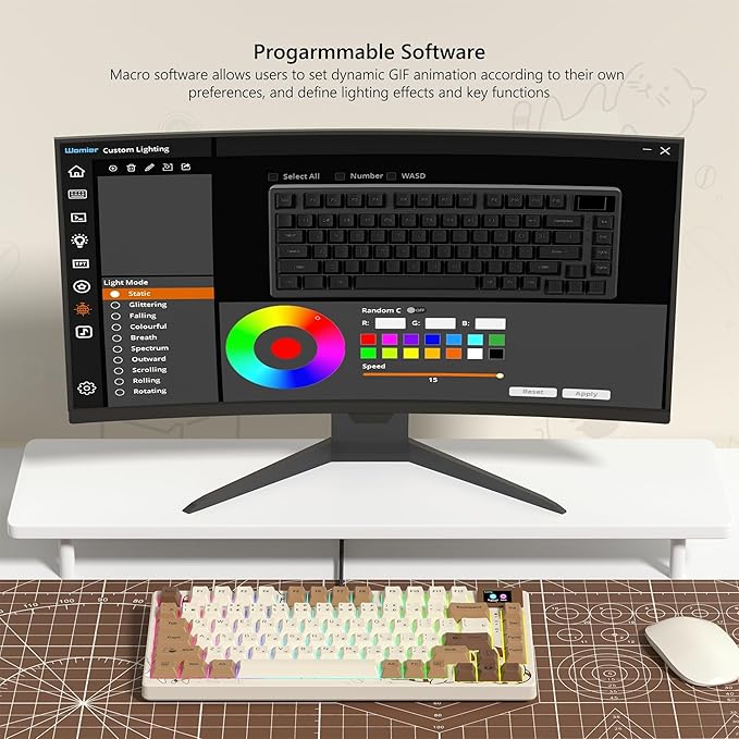 Womier SK80 Retro 75% Keyboard - Image 6