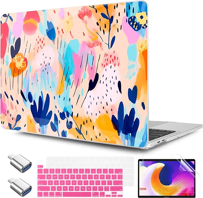 TWOLSKOO Compatible with MacBook Pro 13 inch Case 2023-2016 A2338 M2/M1 A2251 by TWOLSKOO