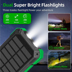 Solar Charger Power Bank 49800mAh Wireless Portable Phone Charger, 22.5W QC3.0 - Image 8