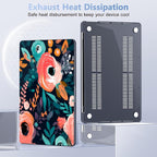 May Chen for New MacBook Pro 13 Case 2022 2020 Release, Plastic Crystal Hard - Image 5