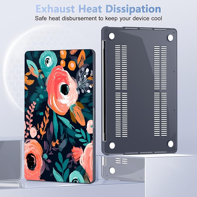 May Chen for New MacBook Pro 13 Case 2022 2020 Release, Plastic Crystal Hard - Image 5