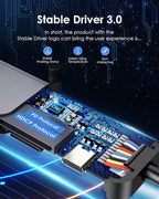 LENTION USB C Hub with 100W Charging, 4K HDMI, Dual Card Reader, USB 3.0 & 2.0 - Image 6