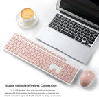 Wireless Keyboard and Mouse Combo, 2.4G Silent Cordless Keyboard Mouse Combo - Image 2