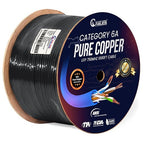 NewYork Cables Cat6a Plenum Cable 1000ft by NewYorkCables
