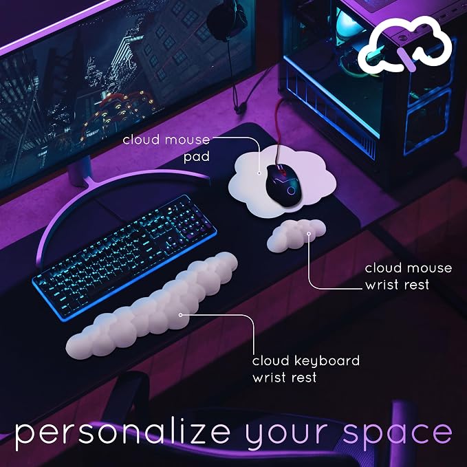 Qloud Cloud Wrist Rest Keyboard Wrist Rest - Image 3
