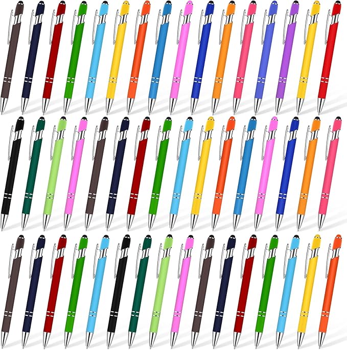 Konohan 100 Pieces Stylus Pen 2 in 1 Ballpoint Pen by Konohan