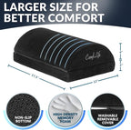 ComfiLife Foot Rest for Under Desk at Work – Adjustable Height Memory Foam Foot - Image 4