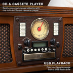 Victrola Navigator 8-in-1 Bluetooth Record Player - Image 5