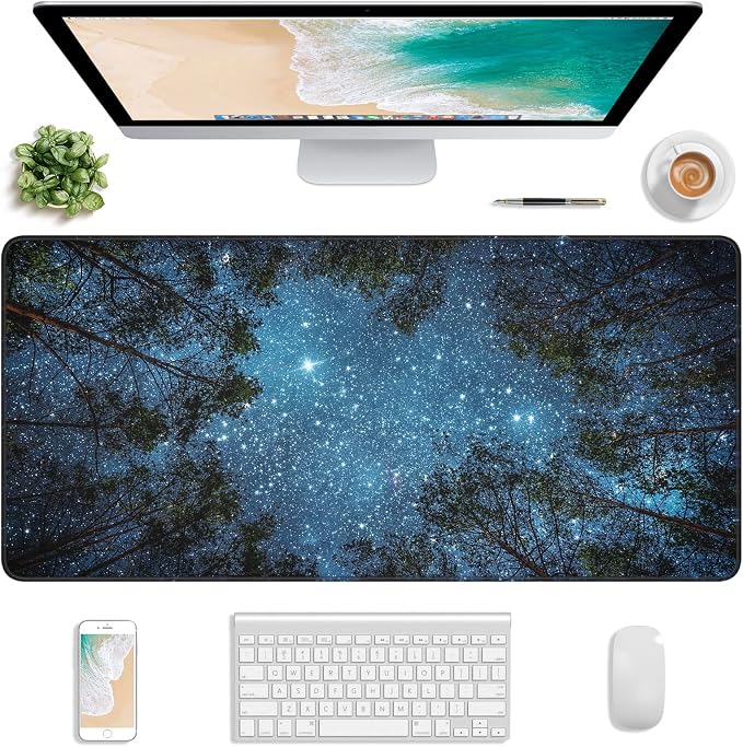 Extended Gaming Mouse Pad, XXL Large Mouse Mat 30 x 14 Inch, Big Computer by Atufsuat