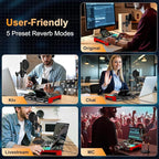 podcast equipment bundle, live sound card, streaming audio mixer, Podcast - Image 4