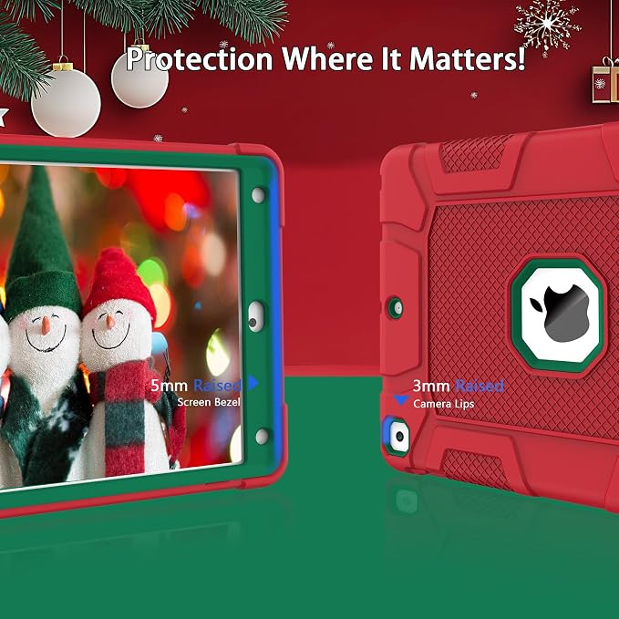 Rantice iPad 9th/8th/7th Generation Hybrid Shockproof Rugged Drop Protection - Image 4